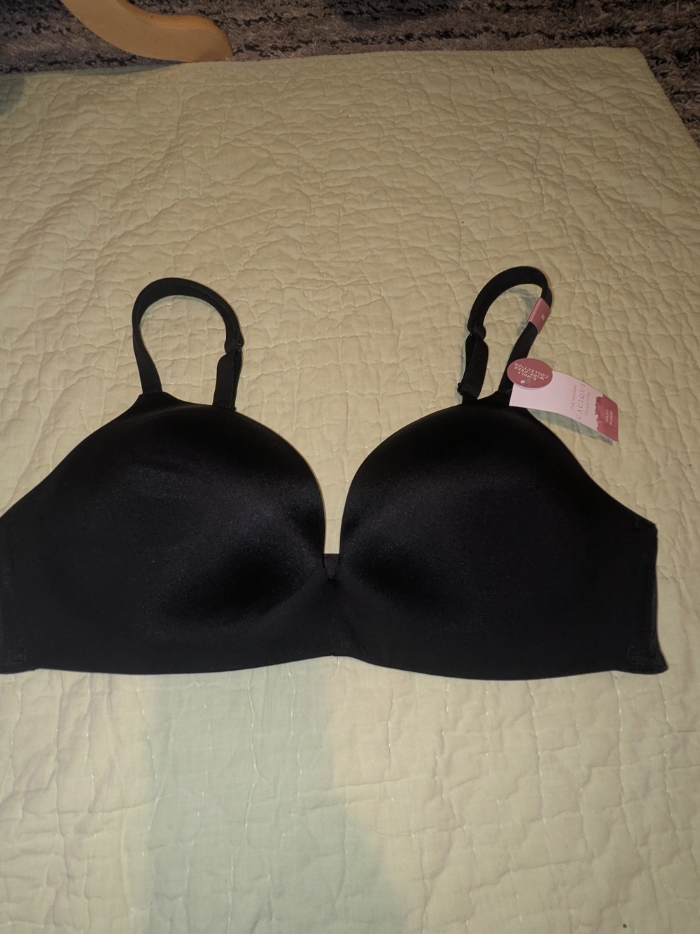 Black Seamless T-Shirt Bra - Women Intimates
